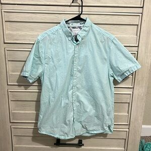 Denim and Flower button up